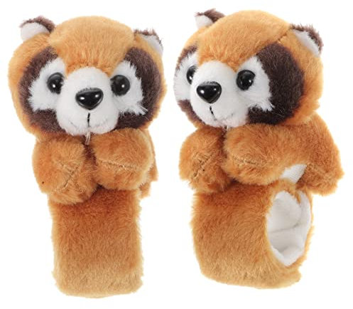 ibasenice 2 Stück Pop Kreis Armband Stofftier Spielzeugtiere Das Tierspielzeug Tiere Kinderarmbänder Tier Schlagarmbänder Tiere Thema Partygeschenke Schlagarmbänder Partygeschenke