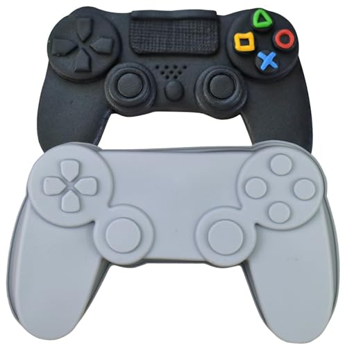 YGCHEN Silikonform gamepad bakform videospel kakform spelkontroll silikon kakform mousse 3D spelkontroll silikonformar Playstation motivbakformar chokladformar