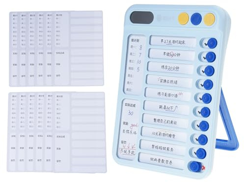 Tabla De Tareas Portátil Para Niños Lista Lista Verificación Tablero Planificación Diaria Semanal Recompensa Comportamiento Hogar Magnéticos