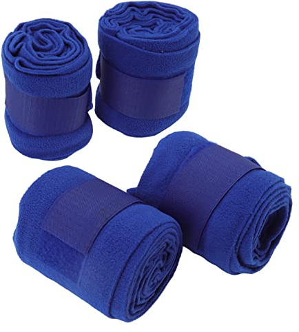 Segrehy Bandage de Protection Respirant pour Jambes de Cheval, 4 pièces, en Polyester, Longueur 250cm, Largeur 12cm, pour l'entraînement Physique