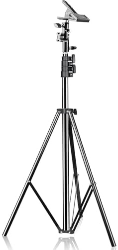 EMART 8.5FT Photography Green Screen Background Disc Reflector Light Stand with 5/8 Heavy Duty Clamp Holder, for Diffuser, Pop Up Backdrop, Photo Shooting, Video Studio, Lighting Umbrella