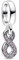 PANDORA Moments Funkelnder Unendlichkeits-Charm-Anhänger aus Sterling Silber, Kristall, Kompatibel Moments Armbändern, 792766C01