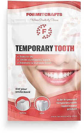 Thermoplastic beads for teeth repair (70 grams) Moldable Thermal Beads for Teeth Repair – Cracked Teeth – Realistic and Durable