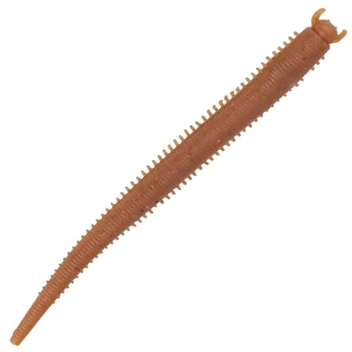 Berkley Gulp! Saltwater Fat Sandworm; Cebo de Pesca Realista de plástico Blando, para Pescadores de Agua Salada; con Aroma Gulp! Scent; Barco, Costa y Estuario, 10cm, Natural