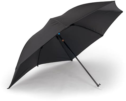 Preston Innovations Inception Fibreglass Flatback Brolly 50 | Match Fishing Umbrella | Flatback for Wind Protection | Waterproof Taped Seams | Lightweight and Stable Frame | Code P0180006
