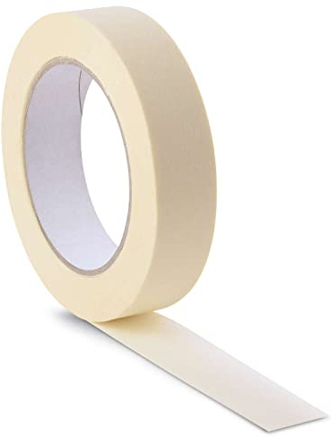 Emballage diamant – 1 rouleau – Taille du ruban de masquage : 24 mm x 50 m. Ruban de masquage pour la décoration de peinture, d'intérieur et d'extérieur.