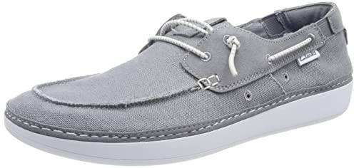 Clarks Higley Tie, Botas de barco Hombre, Grey Combi, 40 EU