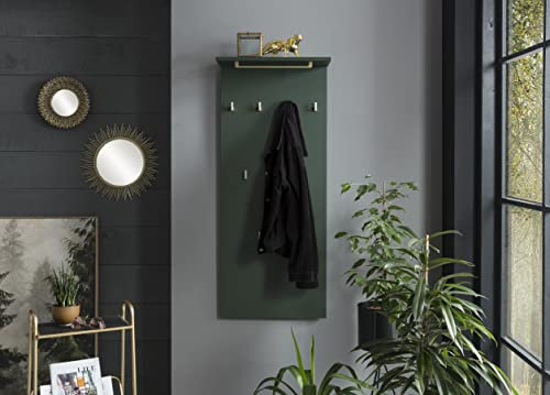 Schildmeyer Kent Hakenpaneel 151442, waldgrün/Gold, 50 x 20,9 x 110,6 cm