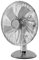 Daewoo 12 Inch Metal Desk Fan, Acrylic Blades To Reduce Noise, 3 Speed Settings With Oscillation And Non-Tilt Base For Support, Silver