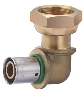 Raccord PER à sertir coude Ø16 - Femelle tournant 20x27 NOYON & THIEBAULT