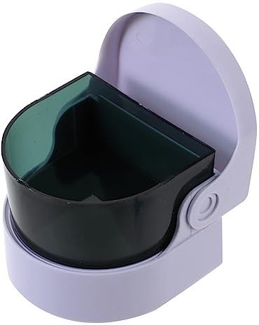 SHERCHPRY Limpiador Ultrasonidos Portátil Mini para Joyería Dentaduras y Monedas Control Inteligente Blanco Uso Profesional y Personal