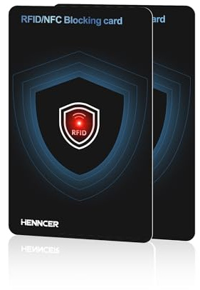 2026 NEW RFID Blocking Card Set with Indicator Light,Wallets Shield,Credit Card Protector, NFC Bank Debit Blocker,Anti-Skimming Protection For ID Passport Travel For Men/Women (2)