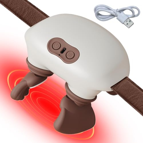 Massaggiatore Per Spalle - Dispositivo di Rilassamento,Massaggiatore Senza Fili Con 2 Modalità Calore - Per Casa Dopo Allenamento Routine Quotidiana Serale Studio Viaggi Lunghi Weekend