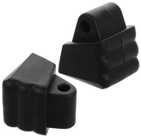 OFFSCH Frenos de Patines en Línea Negros de PVC, 2 Piezas Reducción de Ruido y Compatibilidad para Patines Quad y Roller