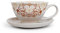 Harry Potter Grim 12-Ounce Ceramic Teacup and Saucer Set