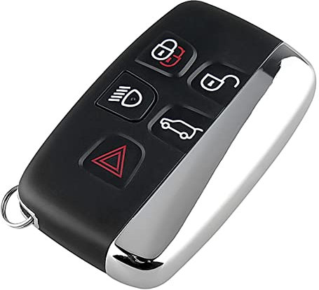 Gohantee Key Fob Cover - Range Rover Compatible, 5 Button Jaguar Fob Case for Sport/Evoque/Discovery4/Jaguar