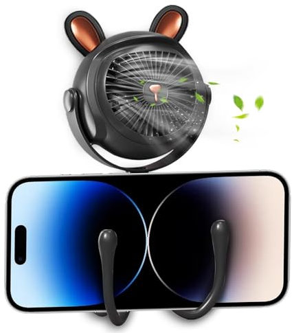 DNCG Ventilador eléctrico USB con trípode flexible, ventilador portátil para cochecito, herramienta de refrigeración para bicicletas, asientos de coche, camas de estudiantes, cunas, cochecitos