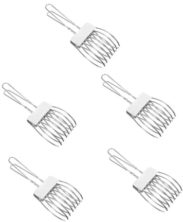 PRETYZOOM 5 Pz Affettatrice per pane prosciutto pinza per friggere tong per servire il buffet Affettatrice per prosciutto e pane Tagliere per pane e prosciutto pinza per barbecue
