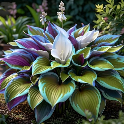 Bulbos de hosta/Hosta perenne-Hosta-Ideal para decorar tu jardín/Embellece el entorno/Ecologización-G-4 Rizoma