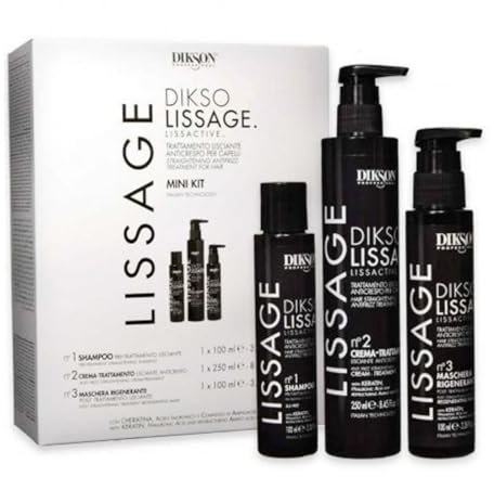 TRATTAMENTO LISCIANTE ANTICRESPO CAPELLI MiniKit Diksolissage Lissactive-DIKSON