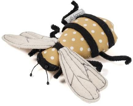 Hobby Gift Novelty Fabric Pincushion - 2.5 x 13 x 10cm - Bee