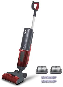 BEPER P202VAL200 Cable Recargable-Lava Aspiradora Sin Bolsa Potente 200 W, 1.2 Liters, 2 Velocidades, Red