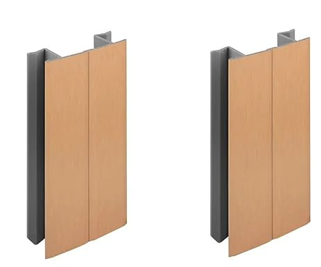 2x Jonction de plinthe 100mm finition cuivre brossé multi angle Angulaire Coin Cuisine Raccord Connecteur Pied de meuble Profil PVC Plastique