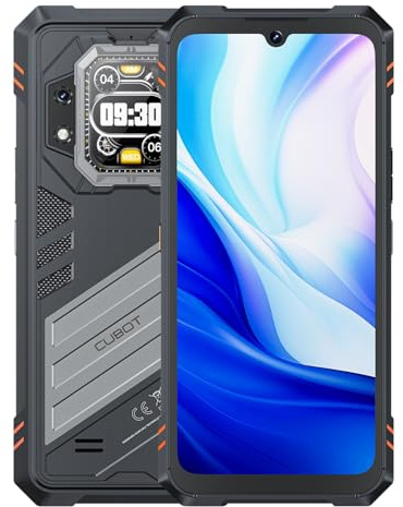 CUBOT Kingkong Star 2-6,72 FHD+ Smartphone, 24GB (12GB+12GB) RAM, 256GB ROM, 100 MP Dreifachkamera + 5 MP Makro, 5100mAh Akku, Android 14, MediaTek Dimensity 8200, Schwarz