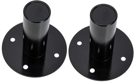 NUOBESTY 2piezas Soportes Metálicos para Altavoces Bases Resistentes con Bandejas Trípode para Sonido Home Cinema para Pies Traseros y Barras De Sonido TV
