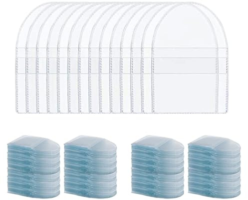 300PCS Single Pocket Coin Sleeves Currency Bill Holders Clear PVC Storage Pouch