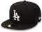 New Era Los Angeles Dodgers Cap 59Fifty Basecap Baseball Fitted Kappe MLB schwarz - 7 1/8-57cm (M)