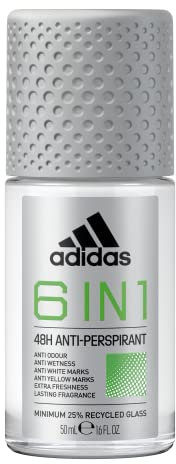 Adidas - 6 in 1 Anti-Perspirant Roll On, desodorante en formato roll on 50 ml