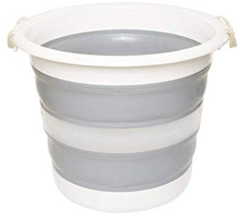 Secchio grande pieghevole 30L Secchio per biancheria di grande capacità ispessito Vasca da bagno portatile per pediluvio domestico Vasca da bagno in plastica portatile portatile (Color : Blue) ANXYL