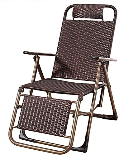 ALEjon Folding Recliner Chair Zero Gravity Chair Folding Lawn Chairs Adjustable Steel Mesh Recliner Chairs Outdoor Camping Garden Lounger