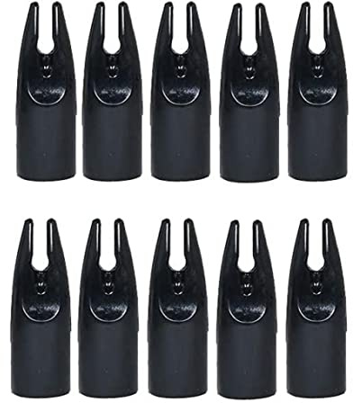 NOCCHI FRECCHIO DELLA FORCHIO DELLA FORCHIO da 50 pezzi, 8 mm Sostituibile Accessorio per freccia a coda di inserto in plastica.