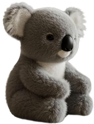 DAWCBVJQ Peluche Animal, Doudou Koala Doux en Peluche 24x18x30cm, Peluches Koala Animal Jouet, Figurine Réaliste Peluches Décorativ, Jouet Doudou Cadeaux pour Les Enfant Ami