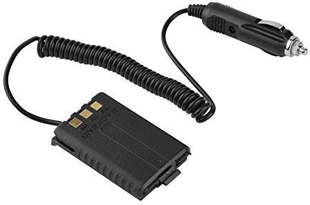 Car Charger Adapter for UV-5R/UV5RA+/UV5RB for TYT TH-F8/TH-UVF9 Walkie Talkie Two-Way Radio Walkie-Talkie Car Charger