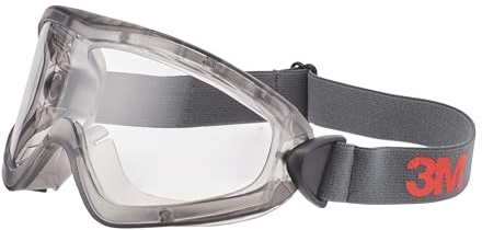 3M Vollsicht-Schutzbrille Serie 2890, indirekte Belüftung, Scotchgard Anti-Fog-/Antikratz-Beschichtung (K&N), transparente Scheibe, 2891-SGAF