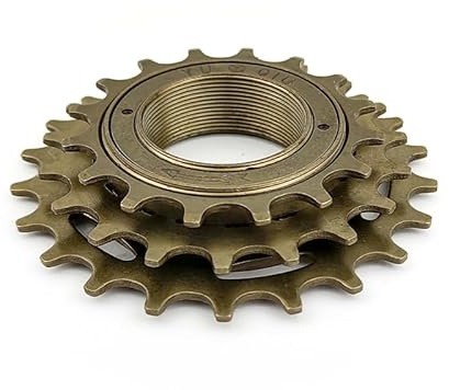L-faster 3 Speeds Bicycle Freewheel Sprocket 16T-19T-22T Bike Flywheel 3 Gears for Regular Bike #410 Chain Convert Single Gear to 3 Gears¡­