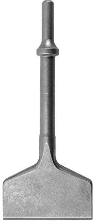QWORK Profi Fliesenmeissel Meißel Set , Fliesenmeisel für Bohrhammer , 190 x 75mm Flachmeißel breit , aus gehärtetem Stahl