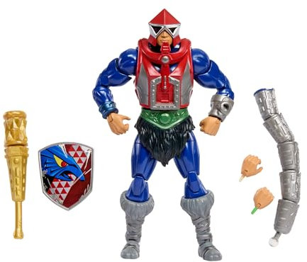 Masters of the Universe Masterverse New Eternia Mekaneck Actionfigur, Deluxe-Sammelfigur mit 30 Bewegungspunkten und Zubehör, MOTU-Spielzeug, HYC51