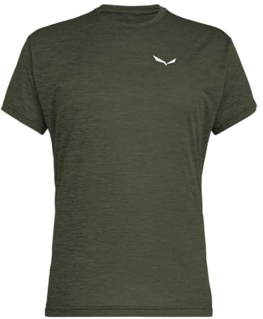 SALEWA Puez Melange Dry - Maglietta M, Colore: Verde Melange, M