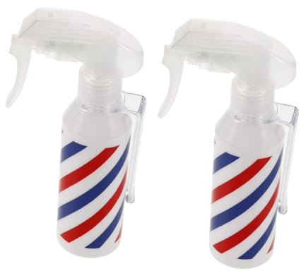 CLISPEED 2 Pezzi Bottiglie Spray per Parrucchieri Nebulizzatore Ricaricabile per Della e Styling Design Eleganti Compatto e Portatile per Personale
