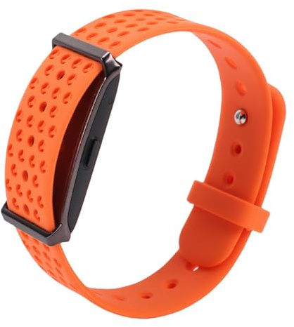 Dpofirs Pulsera Inteligente, Banda de Rastreador de Fitness de Actividad Portátil, Recordatorio de Llamadas, Despertador, Control de Cámara, Pulsera Impermeable, para Correr (Orange)