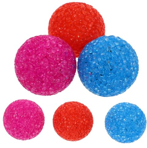 Veemoon 6 pièces Kitten Ball Toy avec Grelots Jouets Interactifs pour Chats Jouets Intérieurs Stimulent Instinct de Chasse et Exercice Couleur Aléatoire Couleur Aléatoire