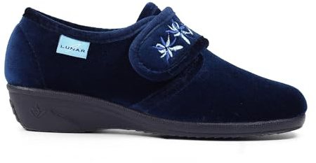 Lunar Ladies Paula II Slipper 6 UK Blue
