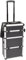 Perel Hartschalen-Koffer, Trolley, Werkzeugkoffer leer, Universal Koffer, Aufbewahrungskoffer Transport, Teleskop Griff, Schlüsselschloss, 2 Schlüssel, Aluminium, schwarz, 370 x 225 x 670 mm