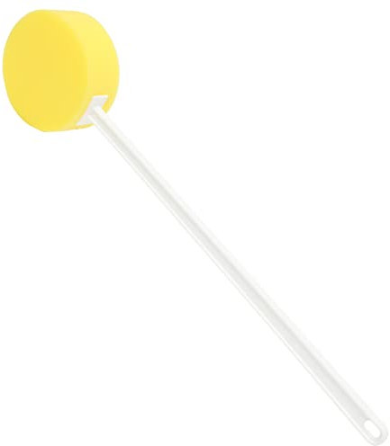 Healeved Long Handle Bath Sponge Bath Sponge Handle Body Brush Shower Sponge with Bath Brush with Long Sponge Back Cleaner Back Bath Brush Pp Loofah Elderly Frosted