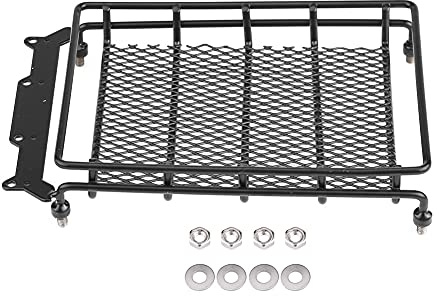 Steel Luggage Tray, Vehicle Accessory Model, Roof Rack for Crawler Car 1/10 RC (M15x10.5cm)