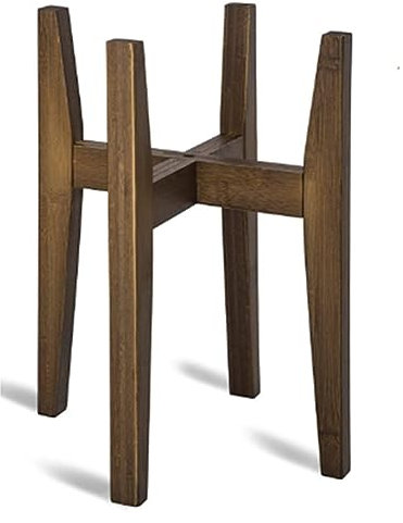 Qeunrtiy Soporte para Plantas Ajustable Moderno Soporte para Plantas de Interior Soporte de Esquina para Flores para Interiores y Exteriores Se Adapta a Macetas de 18 a 30 Cm